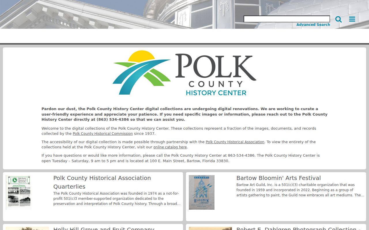 Polk County city directory History Center catalog