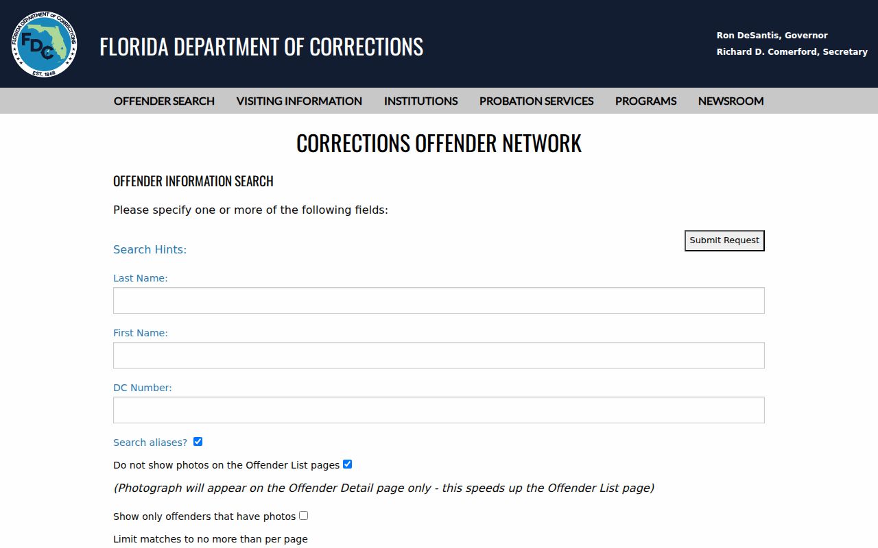 Florida corrections search for Polk County neighbor safety records