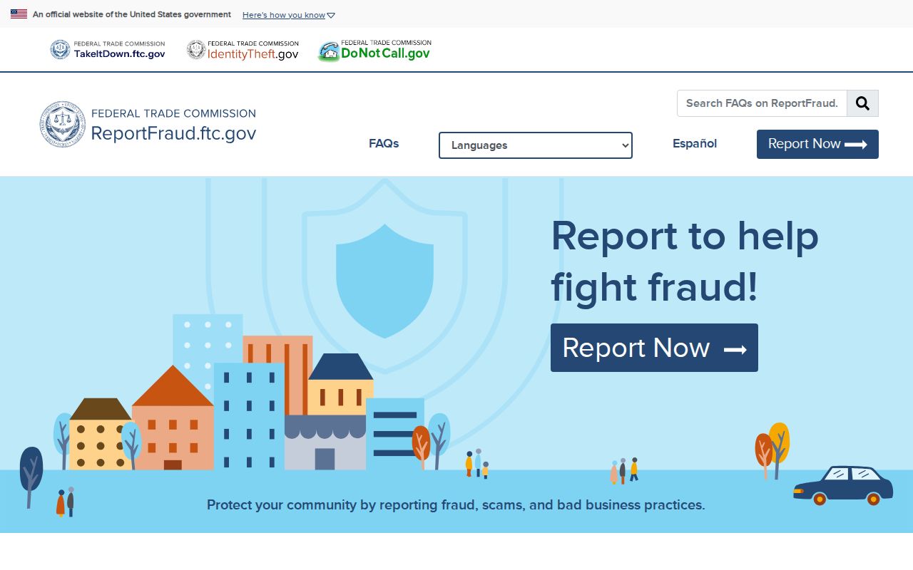 FTC fraud report form for scams affecting Polk County neighbors