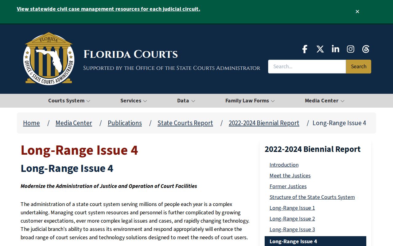 Florida appellate court migration report used in Polk County previous resident research