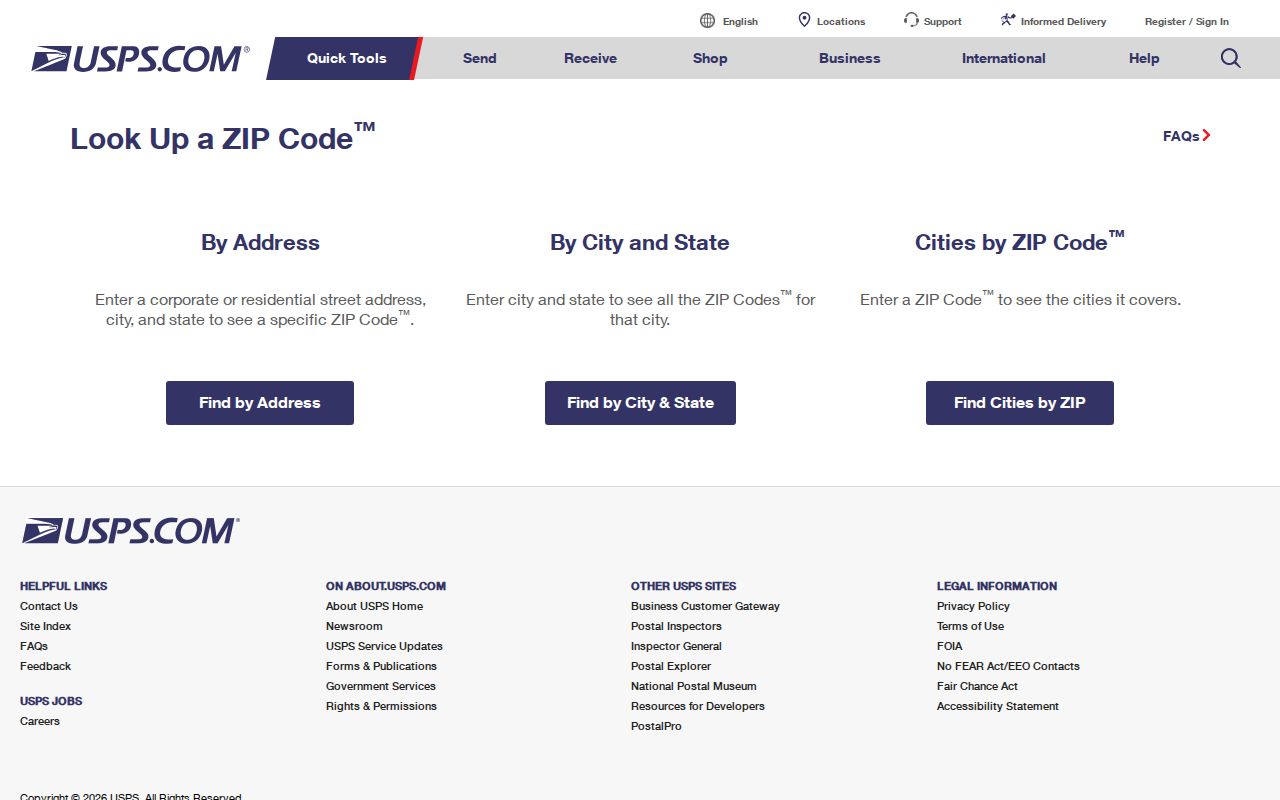 Polk County ZIP code directory USPS address lookup